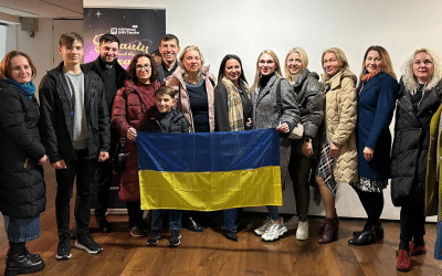 Cosgrove Care Welcomes our Ukrainian Friends to our Elton John Tribute Concert at Eastwood Park Theatre