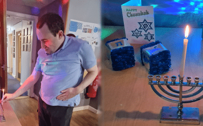 Supported People Celebrate Chanukah at Cosgrove Care