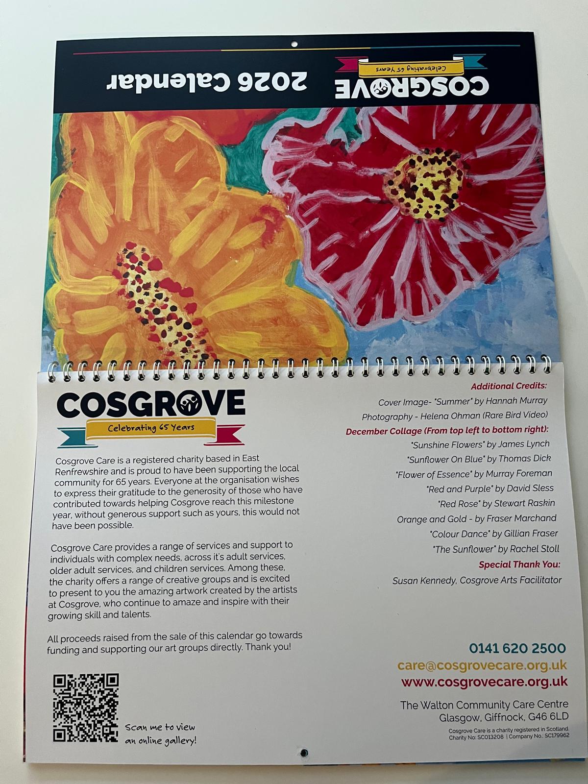 Cosgrove Care 2026 Calendar - Image 3